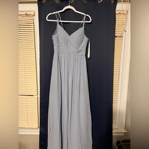 Azazie Dusty blue bridesmaids dress